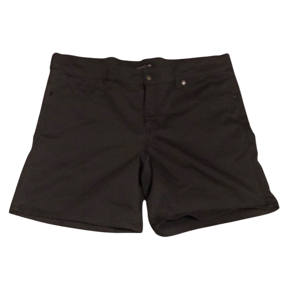 Toad & Co gray midi cotton blend stretch shorts Sz 14